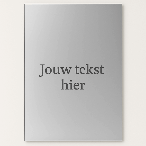 Gepersonaliseerde Spiegel met Tekst (30 x 21 cm)